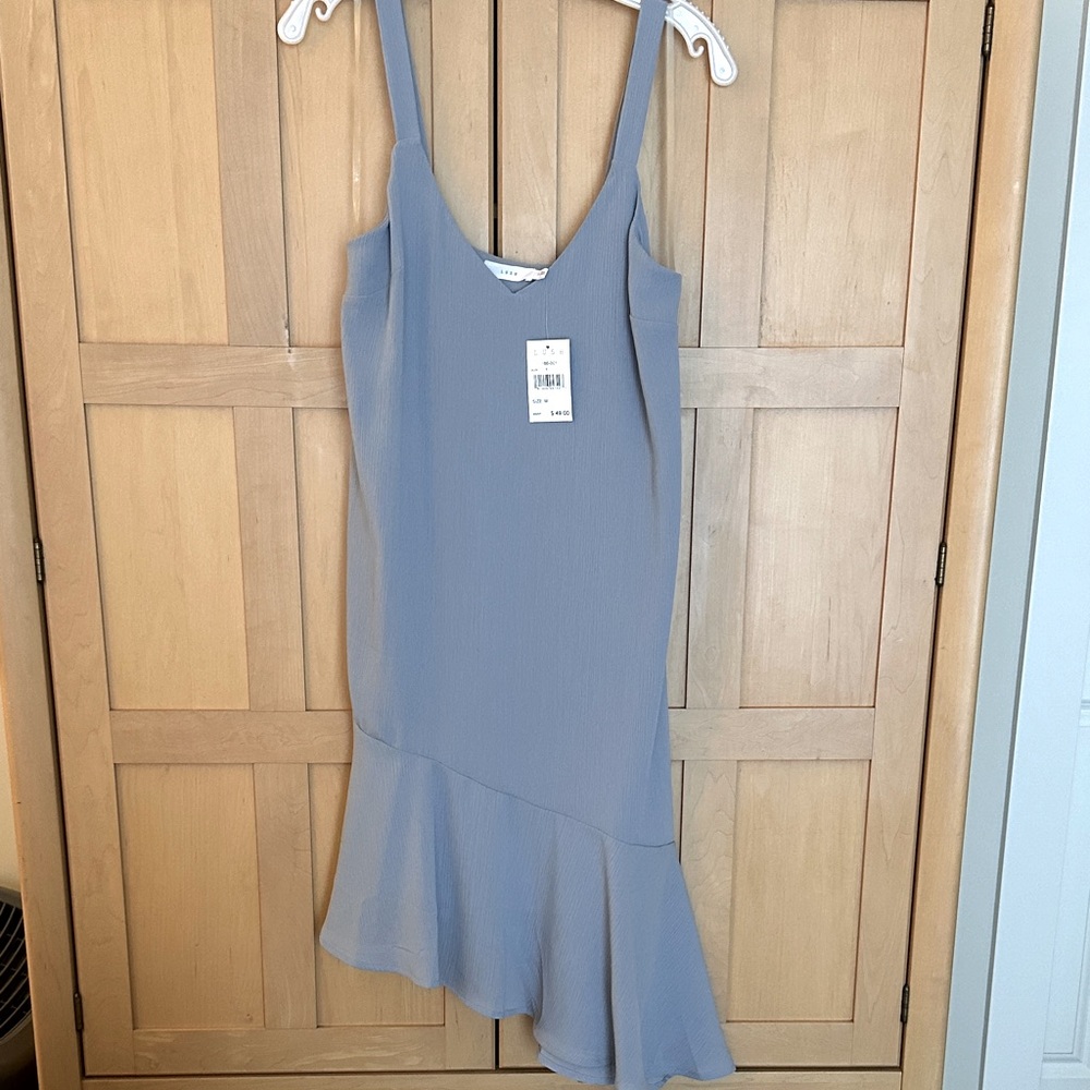 🆕NWT LUSH Asymmetrical sleeveless dress in periwinkle color